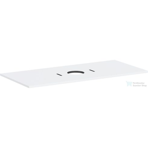 Hansgrohe XILESA E 118x55 cm-es mosdópult csaplyuk nélküli mosdóhoz, matt fehér 54277700