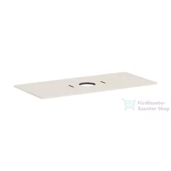   Hansgrohe XILESA E 118x55 cm-es mosdópult csaplyuk nélküli mosdóhoz, matt homok 54277780