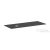 Hansgrohe XILESA E 137,5x55 cm-es mosdópult bal oldali kivágással, csaplyuk nélküli mosdóhoz, matt palaszürke 54278760