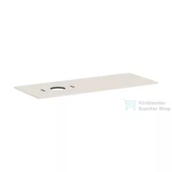   Hansgrohe XILESA E 137,5x55 cm-es mosdópult bal oldali kivágással, csaplyuk nélküli mosdóhoz, matt homok 54278780