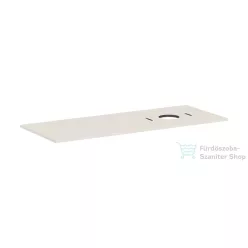   Hansgrohe XILESA E 137,5x55 cm-es mosdópult jobb oldali kivágással, csaplyuk nélküli mosdóhoz, matt homok 54279780