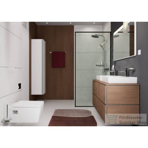 Hansgrohe XILESA E 165x40x35 cm-es magas szekrény 1 ajtóval, balos, matt fehér 54287700