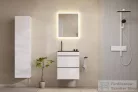 Hansgrohe XILESA E 165x40x35 cm-es magas szekrény 1 ajtóval, jobbos, matt fehér 54288700