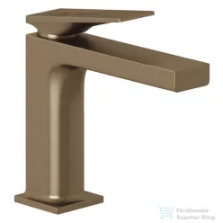   Kludi DECUS 110 Ecoplus hidegindításos mosdó csaptelep push-open leeresztővel, szálcsiszolt bronz 54289N175
