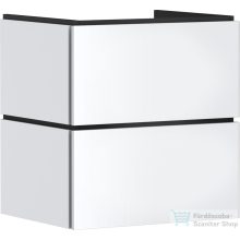   Hansgrohe XILESA E 58x47 cm-es 2 fiókos fali szekrény push-open fiókokkal, matt fehér 54293700