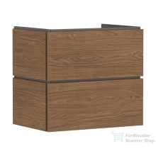   Hansgrohe XILESA E 68x47 cm-es 2 push open fiókos fali szekrény mosdó nélkül, kasmír tölgy 54295550