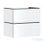 Hansgrohe XILESA E 68x47 cm-es 2 push open fiókos fali szekrény mosdó nélkül, matt fehér 54295700