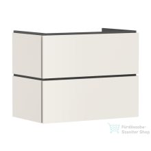   Hansgrohe XILESA E 78x47 cm-es 2 fiókos szekrény, push-open fiókokkal matt homok 54296780
