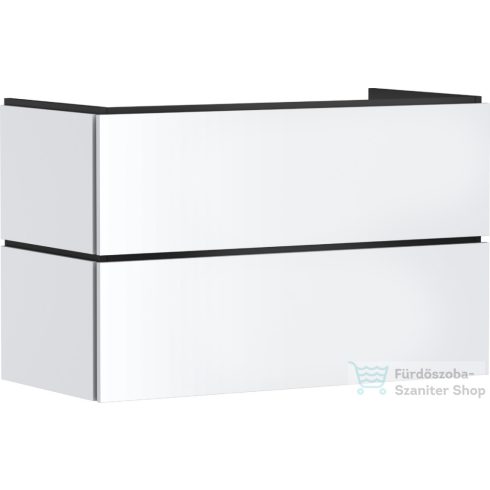 Hansgrohe XILESA E 98x47 cm-es 2 fiókos szekrény push-open fiókokkal, matt fehér 54297700