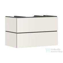   Hansgrohe XILESA E 98x55 cm-es, 2 fiókos, fali mosdótartó szekrény pulthoz, matt homok 54301780