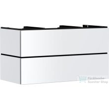   Hansgrohe XILESA E 118x55 cm-es, 2 fiókos, fali mosdótartó szekrény pulthoz, push open fiókokkal, matt fehér 54304700