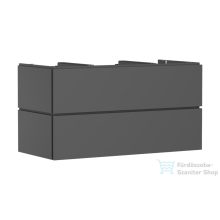   Hansgrohe XILESA E 118x55 cm-es, 2 fiókos, fali mosdótartó szekrény pulthoz, push open fiókokkal, matt palaszürke 54304760