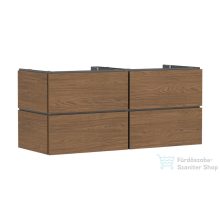   Hansgrohe XILESA E 137,5x55 cm-es, 4 fiókos, fali mosdótartó szekrény, kasmír tölgy 54305550