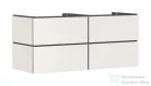 Hansgrohe XILESA E 137,5x55 cm-es, 4 fiókos, fali mosdótartó szekrény, matt homok 54306780