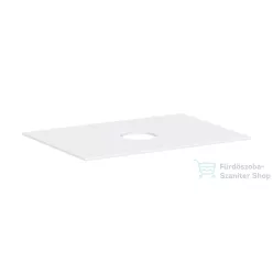   Hansgrohe XEVOLOS E 78x55 cm-es mosdópult csapfurat nélküli mosdóhoz, matt fehér 54328700