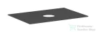 Hansgrohe XEVOLOS E 78x55 cm-es mosdópult csapfurat nélküli mosdóhoz, matt palaszürke 54328760