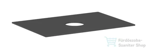 Hansgrohe XEVOLOS E 78x55 cm-es mosdópult csapfurat nélküli mosdóhoz, matt palaszürke 54328760
