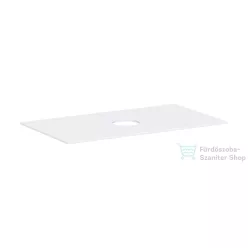   Hansgrohe XEVOLOS E 98x55 cm-es mosdópult csapfurat nélküli mosdóhoz, matt fehér 54329700