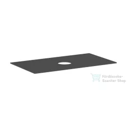   Hansgrohe XEVOLOS E 98x55 cm-es mosdópult csapfurat nélküli mosdóhoz, matt palaszürke 54329760