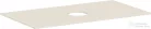 Hansgrohe XEVOLOS E 98x55 cm-es mosdópult csapfurat nélküli mosdóhoz, matt homok 54329780