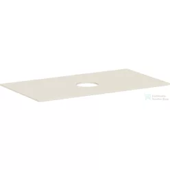   Hansgrohe XEVOLOS E 98x55 cm-es mosdópult csapfurat nélküli mosdóhoz, matt homok 54329780