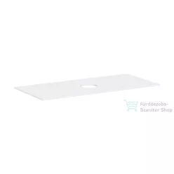   Hansgrohe XEVOLOS E 118x55 cm-es mosdópult csapfurat nélküli mosdóhoz, matt fehér 54330700
