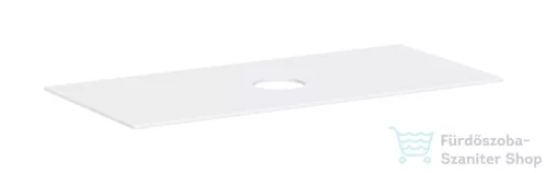Hansgrohe XEVOLOS E 118x55 cm-es mosdópult csapfurat nélküli mosdóhoz, matt fehér 54330700