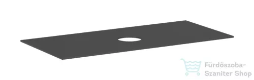 Hansgrohe XEVOLOS E 118x55 cm-es mosdópult csapfurat nélküli mosdóhoz, matt palaszürke 54330760