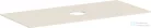 Hansgrohe XEVOLOS E 118x55 cm-es mosdópult csapfurat nélküli mosdóhoz, matt homok 54330780