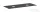 Hansgrohe XEVOLOS E 137x55 cm-es mosdópult csapfurat nélküli mosdóhoz, dupla kivágással, matt palaszürke 54332760
