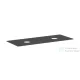 Hansgrohe XEVOLOS E 137x55 cm-es mosdópult csapfurat nélküli mosdóhoz, dupla kivágással, matt palaszürke 54332760