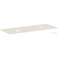   Hansgrohe XEVOLOS E 137x55 cm-es mosdópult csapfurat nélküli mosdóhoz, dupla kivágással, matt homok 54332780