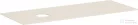 Hansgrohe XEVOLOS E 137x55 cm-es mosdópult csapfurat nélküli mosdóhoz, bal oldali kivágással, matt homok 54333780