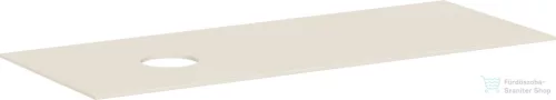 Hansgrohe XEVOLOS E 137x55 cm-es mosdópult csapfurat nélküli mosdóhoz, bal oldali kivágással, matt homok 54333780