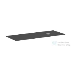   Hansgrohe XEVOLOS E 137x55 cm-es mosdópult csapfurat nélküli mosdóhoz, jobb oldali kivágással, matt palaszürke 54334760
