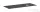 Hansgrohe XEVOLOS E 137x55 cm-es mosdópult csapfurat nélküli mosdóhoz, jobb oldali kivágással, matt palaszürke 54334760