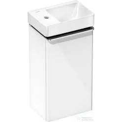   Hansgrohe XELU Q 34x25 cm-es balos mosdó és alsószekrény kombináció, fényes fehér/króm 54362000