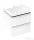 Hansgrohe XELU Q 60x47,5 cm-es mosdó és 2 fiókos alsószekrény kombináció, fényes fehér/króm 54371000