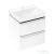 Hansgrohe XELU Q 60x47,5 cm-es mosdó és 2 fiókos alsószekrény kombináció, fényes fehér/króm 54371000