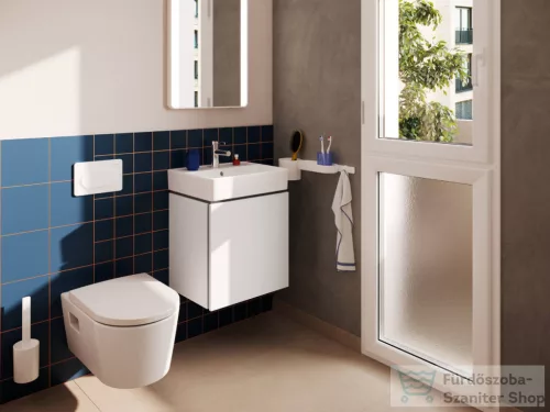Hansgrohe XILESA E 48x38 cm-es, 1 fiókos alsó szekrény Xanuia Q mosdóval, matt fehér 54395700