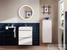 Hansgrohe XILESA E 58x47 cm-es, 2 fiókos alsó szekrény Xanuia Q mosdóval, matt fehér 54396700