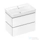 Hansgrohe XILESA E 78x47 cm-es, 2 fiókos alsó szekrény Xanuia Q mosdóval, matt fehér 54397700