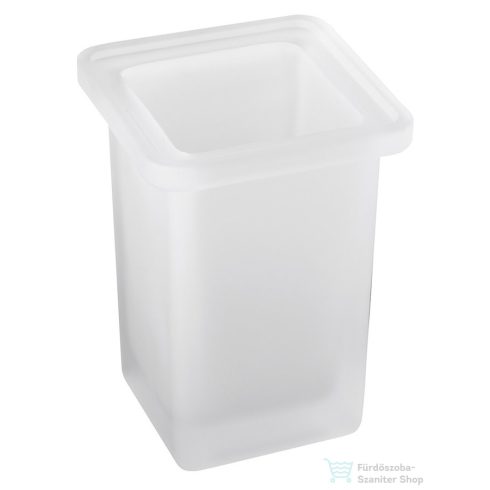 Sapho ABELINE fogkefetartó vagy szappanadagoló pohár, matt üveg (54441000)