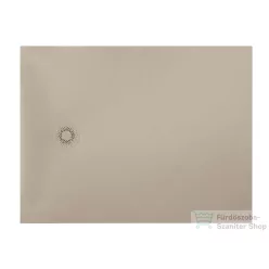   Kolpa San HOPP 90x80 cm-es, könnyű öntött márvány zuhanytálca, szifon nélkül, capuccino 545520