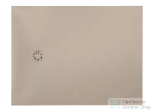Kolpa San HOPP 100x80 cm-es, könnyű öntött márvány zuhanytálca, szifon nélkül, capuccino 545530