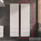 Kolpa San Naomi 1501 kiegészítő szekrény, fehér 546100