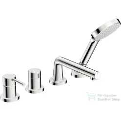   Hansa Hansavantis Style 4 üléses kád csaptelep alaptest nélkül,króm 54719007