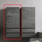 Kolpa San Alexis 1011 kiegészítő szekrény, sötét betonszürke 547320