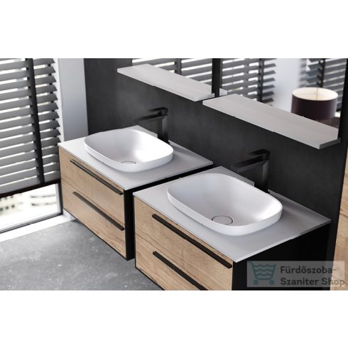 Kolpa San Grace OUG 100 alsószekrény mosdóval, világos tölgy 547360