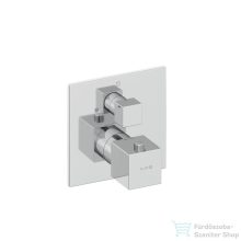   Kludi DECUS falsík alatti termosztátos 1 funkciós csaptelep színkészlet, króm 548850575